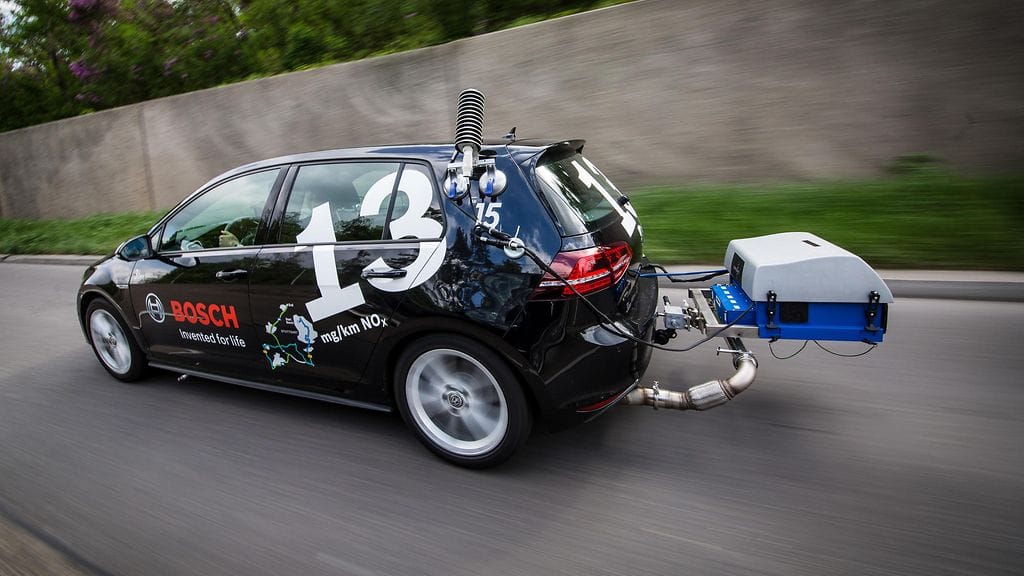 Useita autovalmistajia palveleva Bosch suoritti omia testejään dieselautoille keväällä 2018.