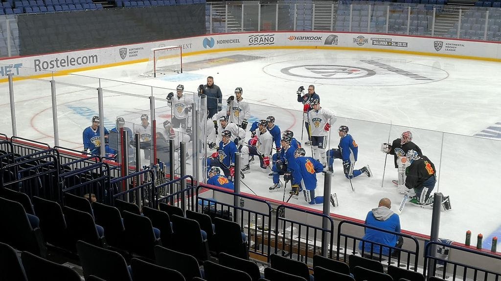 Leijonat kokoontui tiistaina Hartwall Arenalle jääharjoitusten pariin.