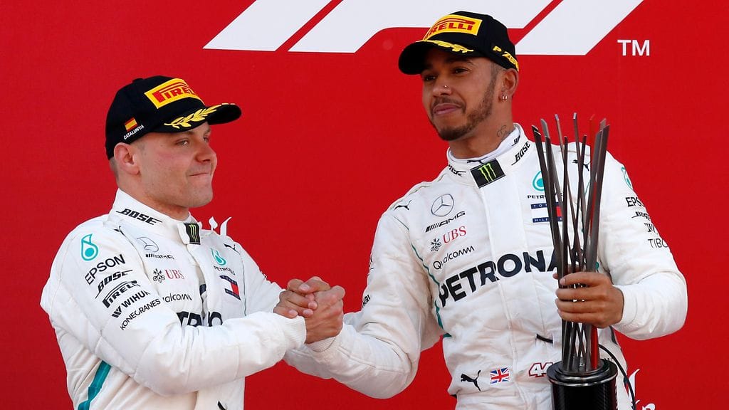 Valtteri Bottas ja Lewis Hamilton ovat toista kauttaan tallikavereina.
