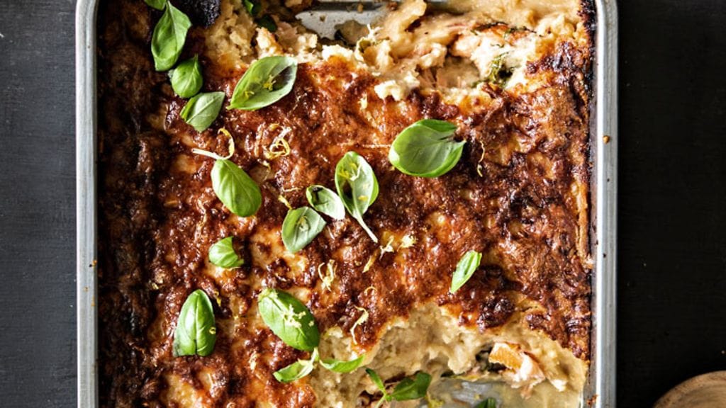 K-Ruoka trendikäs joulu sitruunainen lohilaatikko