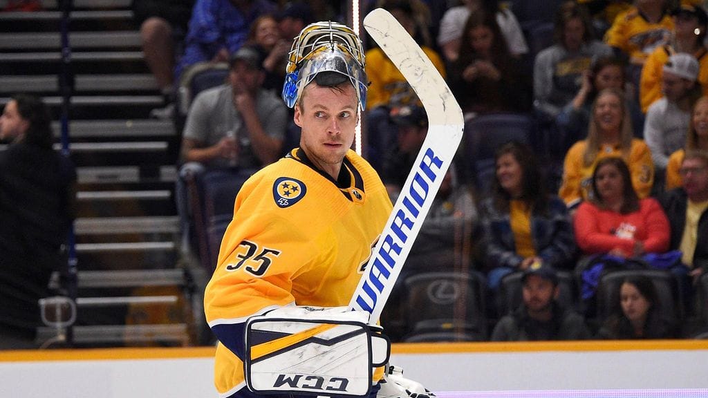 Pekka Rinne pelasi hienosti Nashville Predatorsin maalissa NHL-ottelussa Colorado Avalanchea vastaan.