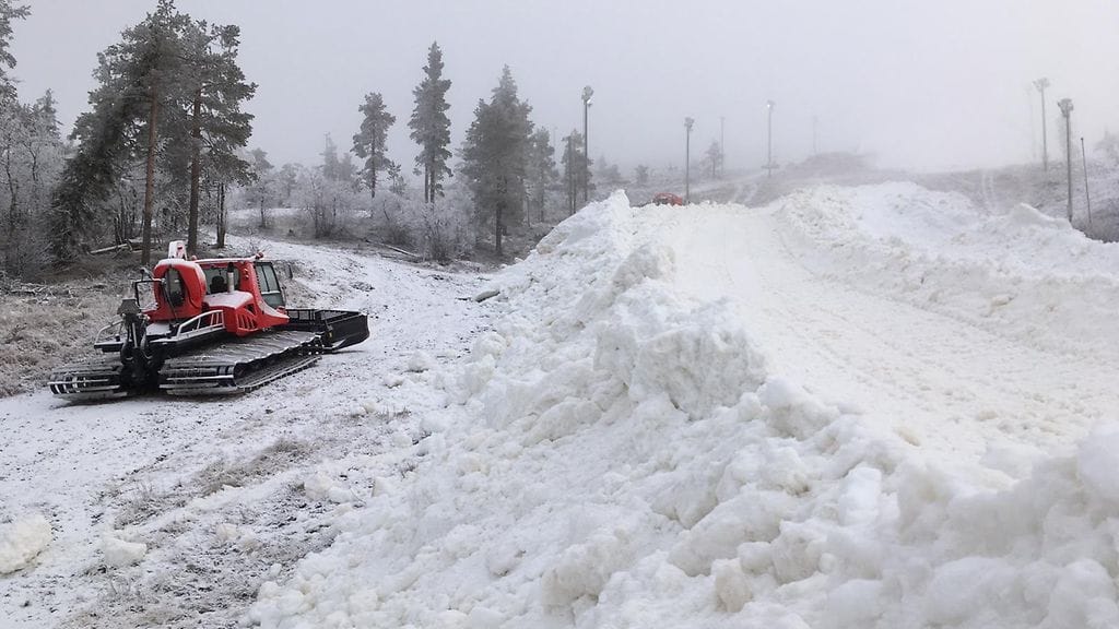 Levin maailmancup-rinteissä on tehty kovasti töitä, että kisa saadaan järjestettyä.