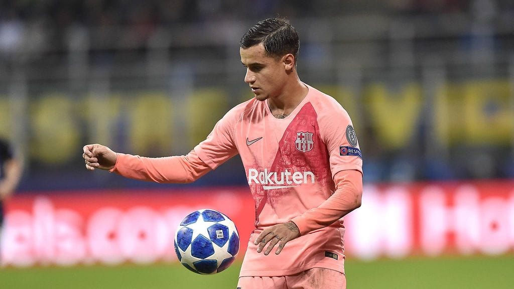 Barcelona joutuu tulemaan muutaman viikon toimeen ilman Coutinhoa.