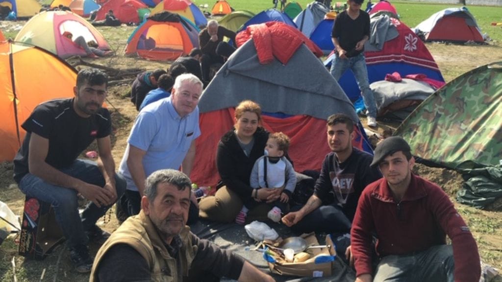 Pakolaisleiri Lesboksen saarella