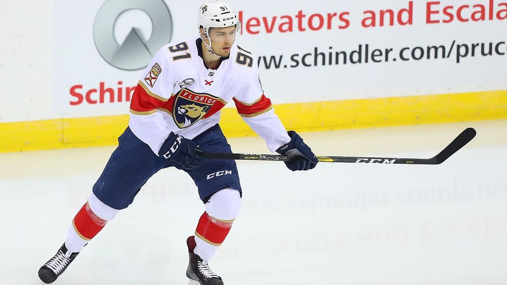 Juho Lammikko teki ensimmäisen NHL-maalinsa Florida Panthersille.