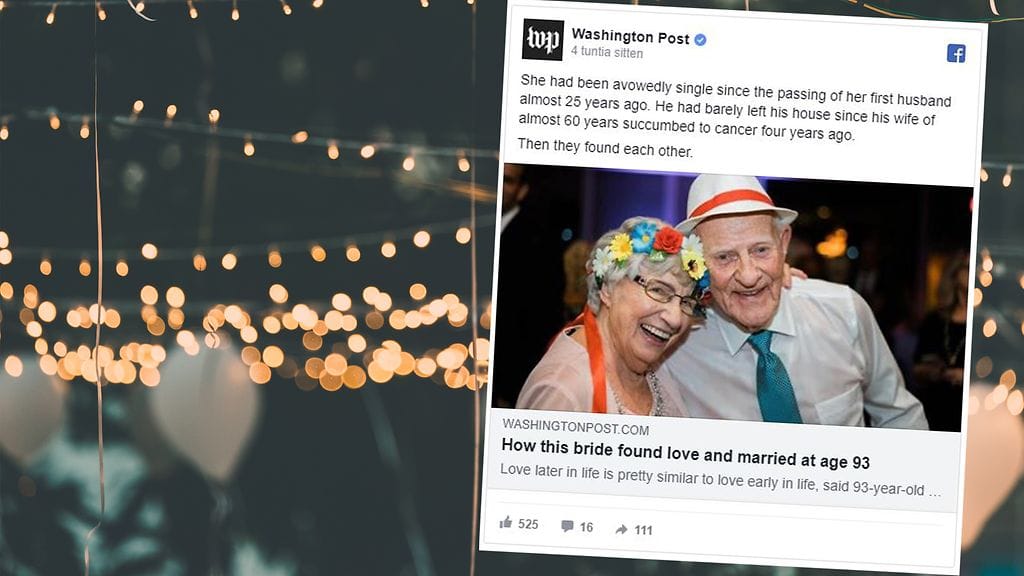 Dorothy ja Richard syyskuisissa häissään.