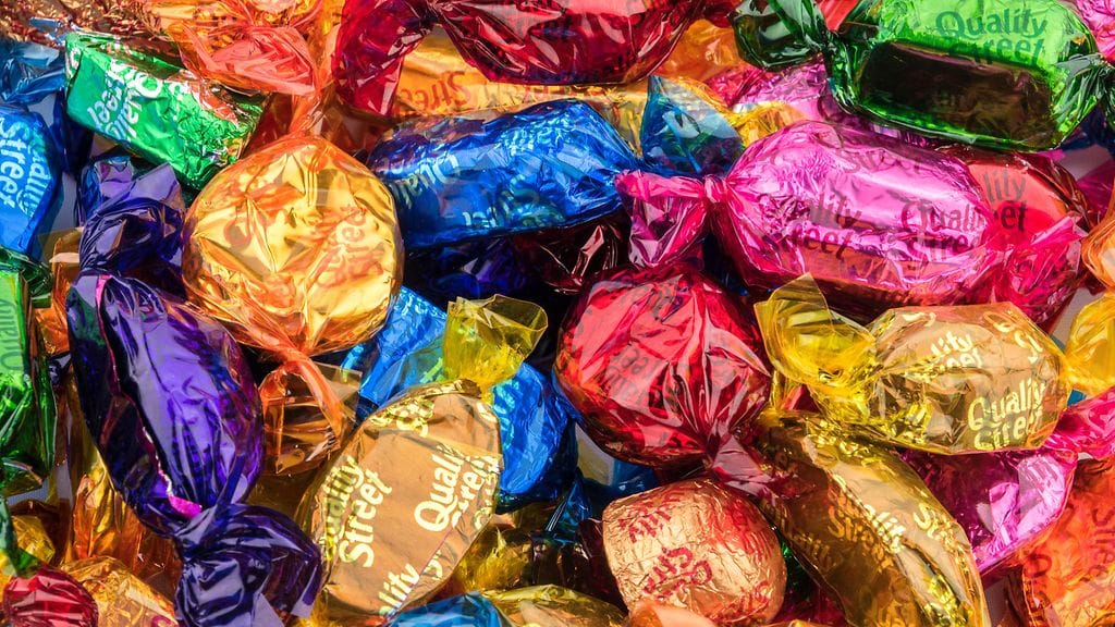 Makeissekoitus Quality Streetissä ei nähdä yhtä paljoa vihreitä ja violetteja karkkeja kuin aikaisemmin.