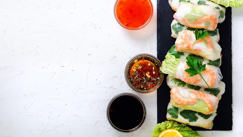 aasialaiset ruokakastikkeet kesärullat