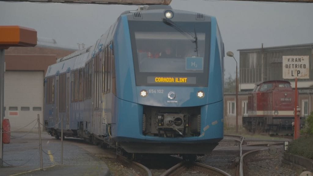 Vetyjuna, Saksa, junat, raideliikenne