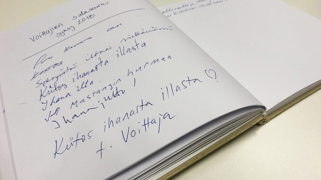 Veikkauksen lottovoittajien salaseura kokoontui kahden vuoden tauon jälkeen syksyllä 2018.