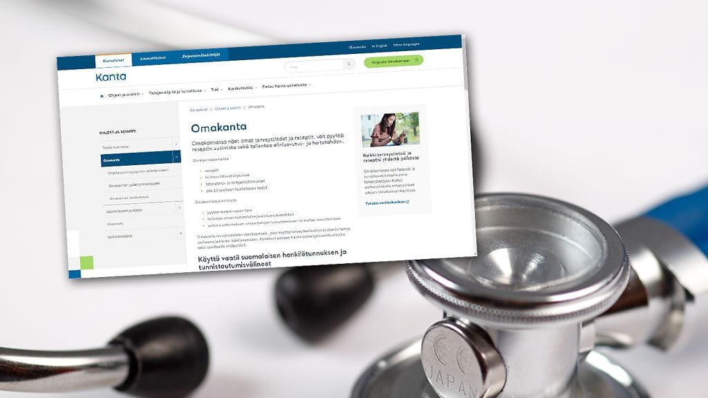 Eteläsuomalainen nainen koki tänään järkytyksen kirjautuessaan Omakanta.fi-palveluun: Lääkärikäynnin tietoihin oli ilmestynyt vieraan henkilön potilastiedot.