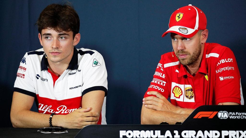 Charles Leclerc ja Sebastian Vettel toimivat ensi kaudella tallikavereina.