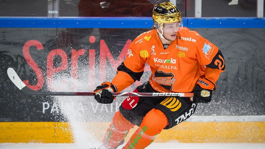 KooKoon Malte Strömwall johtaa Liigan pistepörssiä.