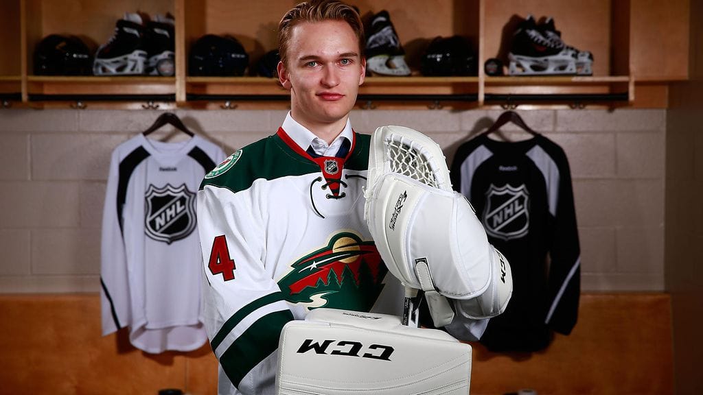 Kaapo Kähkönen varattiin NHL-seura Minnesota Wildiin neljännellä kierroksella vuonna 2014. Suomalaisvahti on AHL:ssä kolmen ottelun nollapeliputkessa.