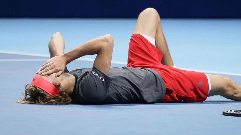 Alexander Zverev herkistyi isosta voitostaan.