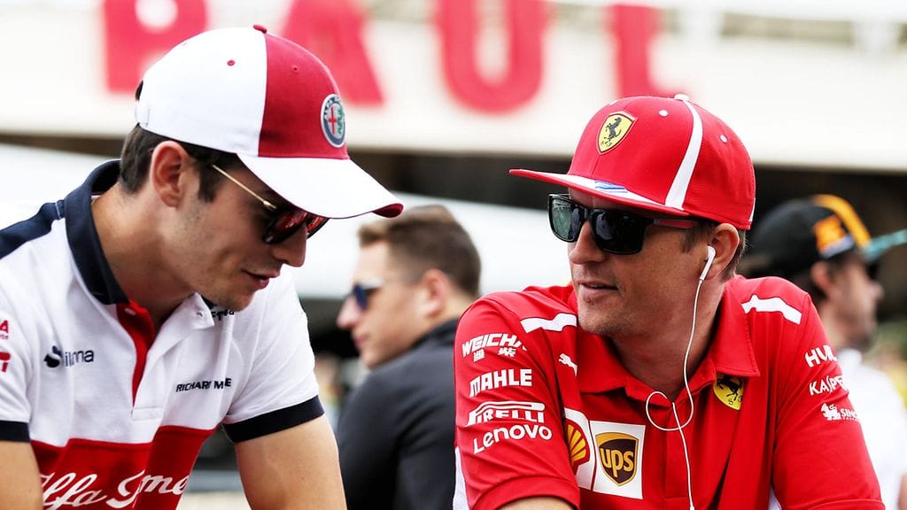 Kimi Räikkönen ja Charles Leclerc vaihtoivat päittäin tallipaikkoja kaudella 2019.