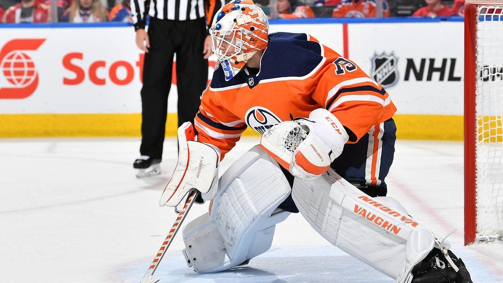 Edmonton Oilersin maalilla Mikko Koskinen on lunastamassa itselleen ykköstorjujan aseman.