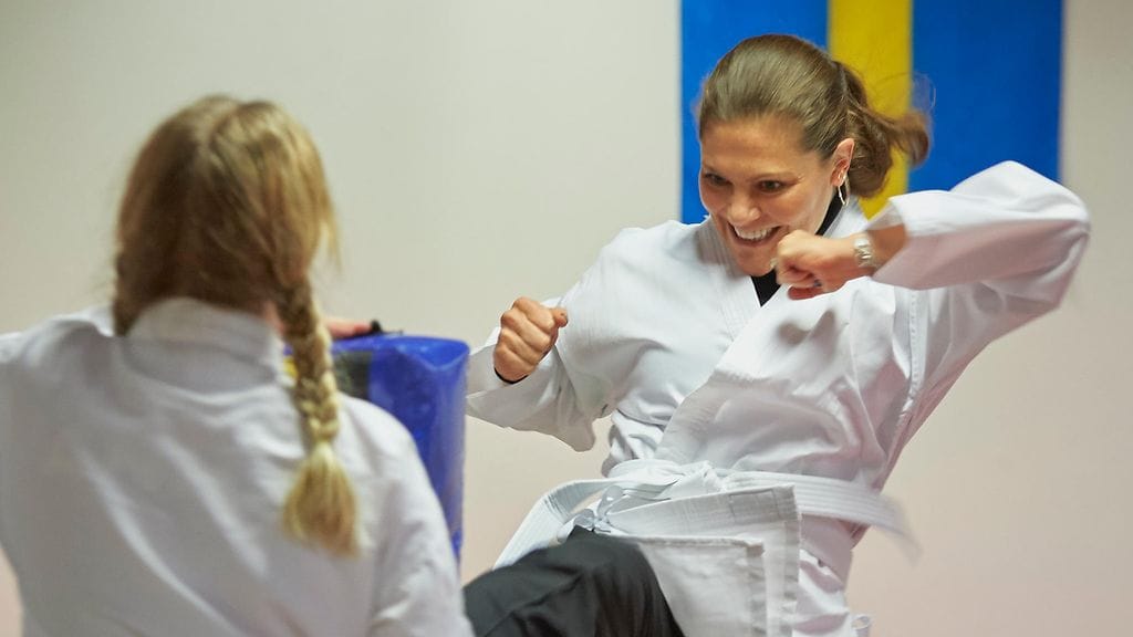 prinsessa Victoria karatetunnilla 16.11.2018