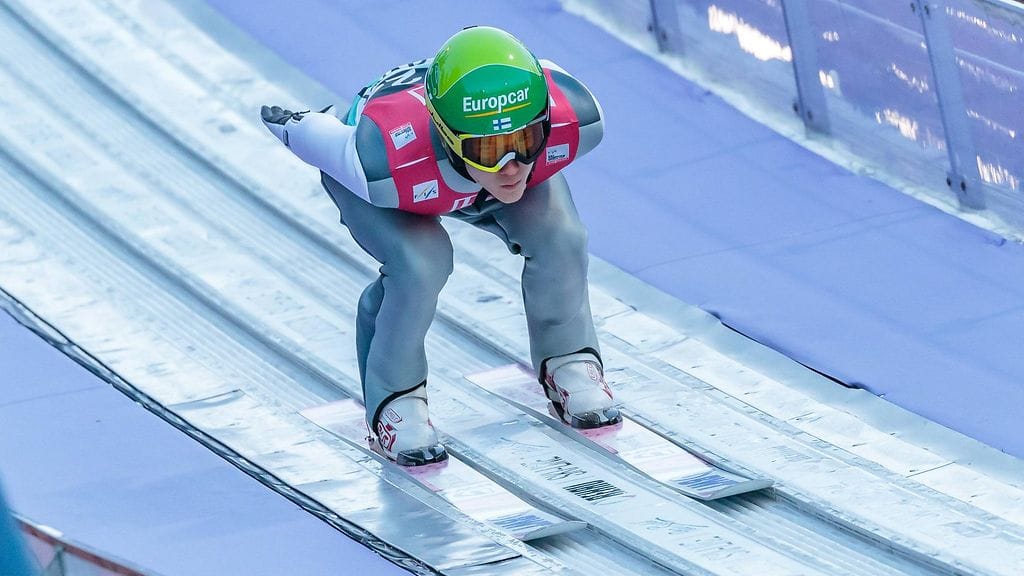 Antti Aalto Trondheimin mäessä viime maaliskuussa.