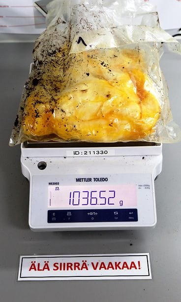 poliisi amfetamiini takavarikko vaaka