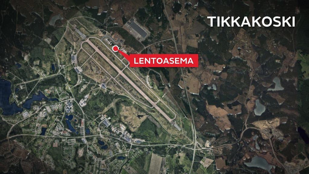 Pelastuslaitos sai tänään hälytyksen Hawk-hävittäjän teknisestä viasta.