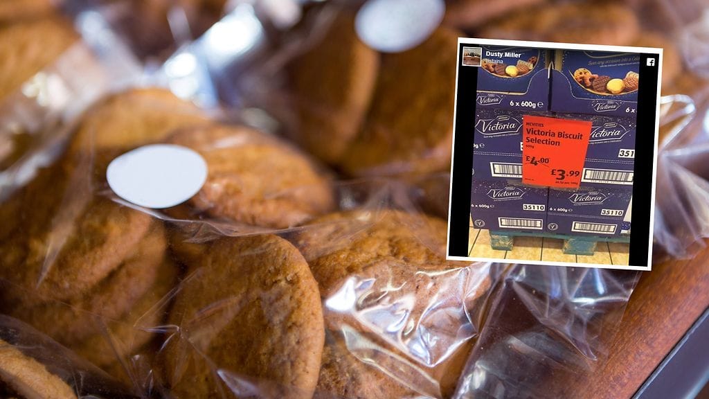 Halpakauppaketjun keksitarjoukselle ei voi muuta kuin nauraa.