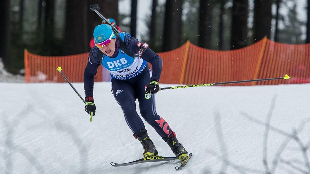 Galina Vishnevskaja maailmancupin kisassa Oberhofissa viime tammikuussa.