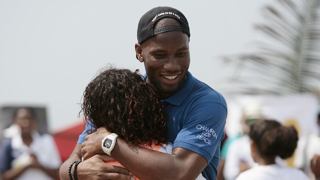 Chelsean riveissä loistanut Didier Drogba on tehnyt paljon hyvää työtä jalkapallon hyväksi.