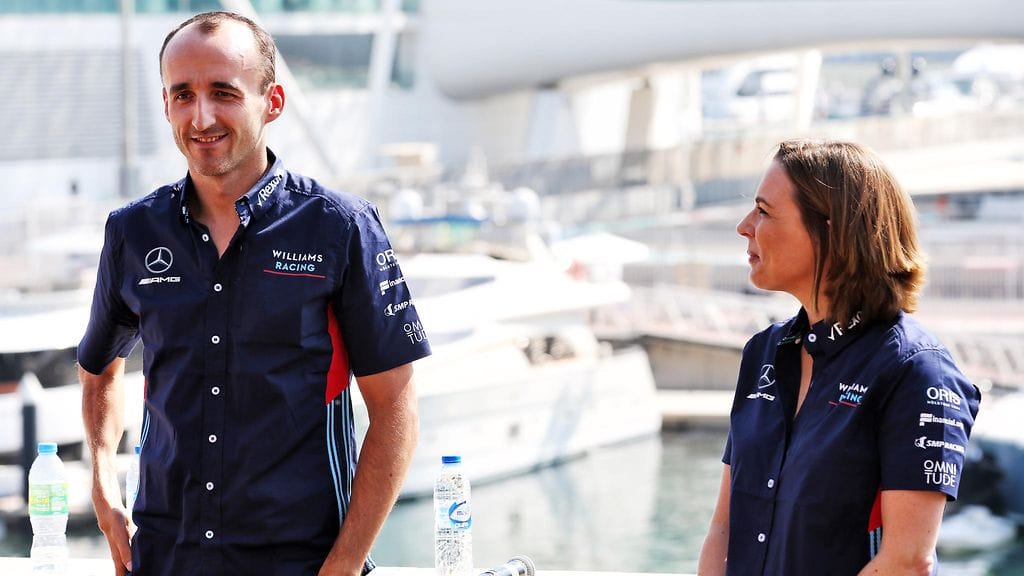 Claire Williams luottaa Robert Kubicaan.