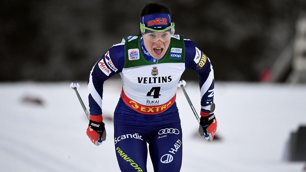 Krista Pärmäkoski oli naisissa sprintin karsinnan parhaana suomalaisena 16:s.