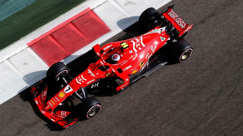 Kimi Räikkönen oli viimeisten harjoitusten toiseksi nopein Abu Dhabin radalla.