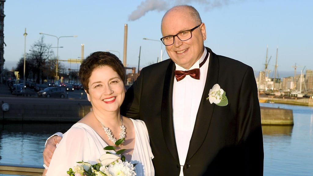 Eero Heinäluoma ja Ayla Shakir avioituivat 24. marraskuuta näyttävin menoin.