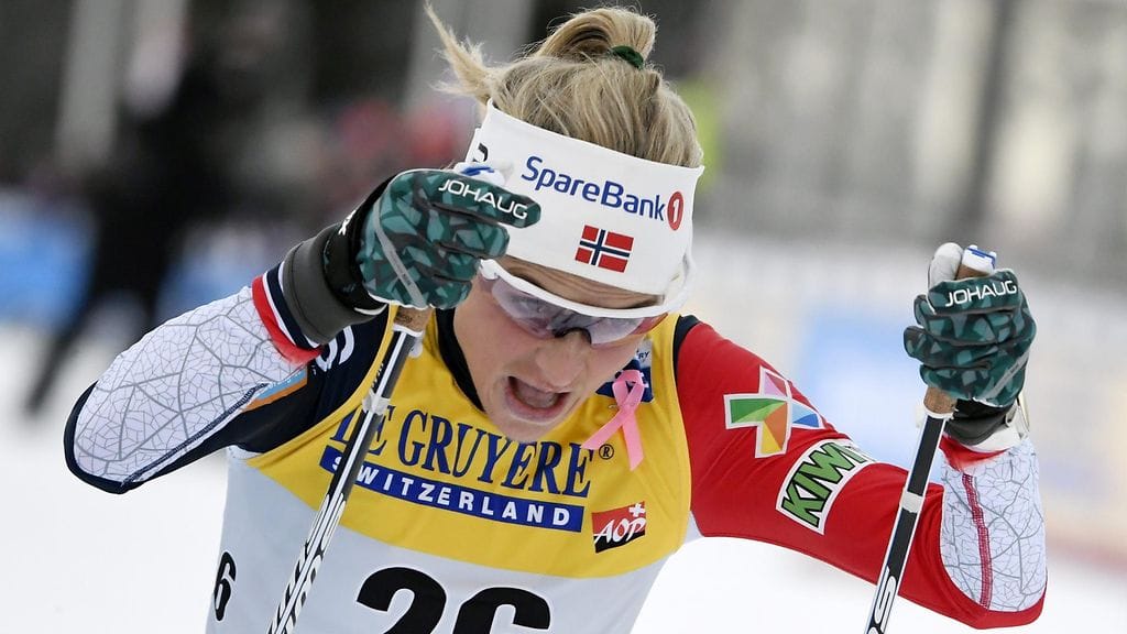 Therese Johaug nappasi maailmancupin paluukisassaan ylivoimaisen voiton.