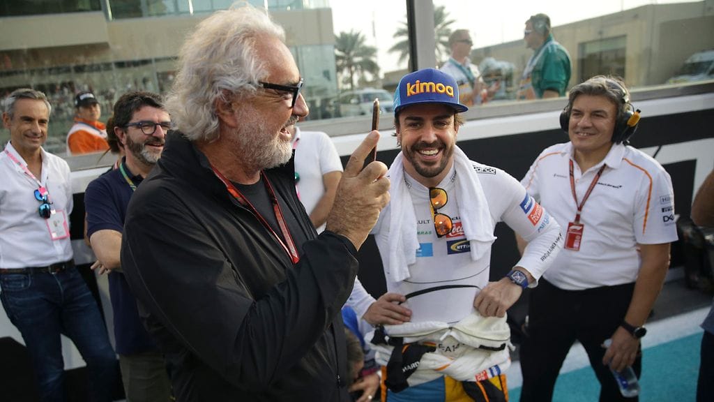 Flavio Briatore on toiminut Fernando Alonson managerina koko tämän F1-uran ajan.