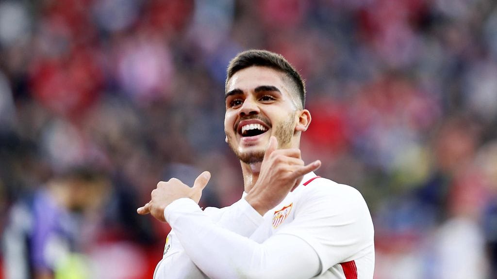 Sevillan Andre Silva iski joukkueensa ainoan maalin Valladolidia vastaan.