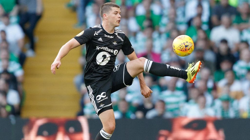 Pål André Helland Mestarien liigan karsintaottelussa Celticiä vastaan heinäkuussa.