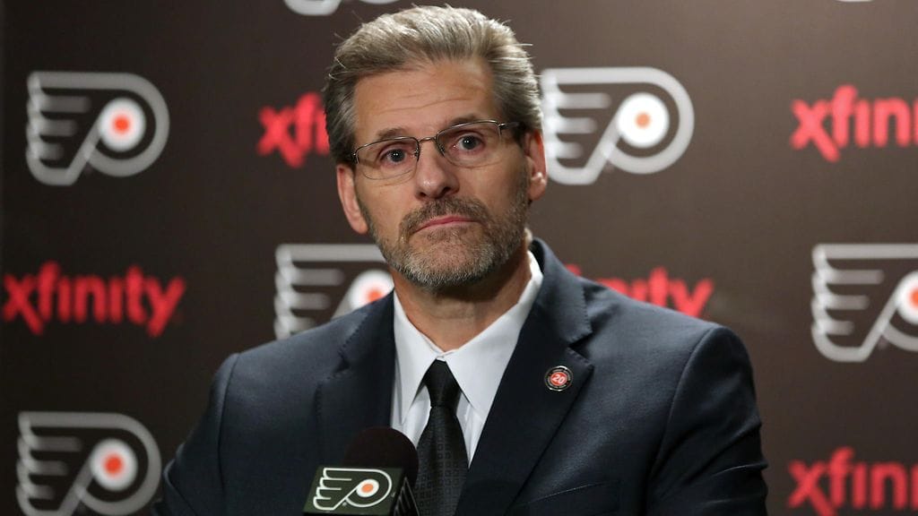 Ron Hextall on saanut potkut Philadelphia Flyersin GM:n paikalta.