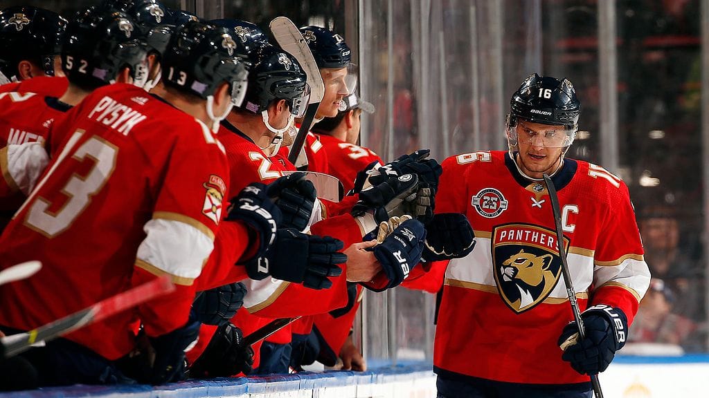 Aleksander Barkov iski tehot 1+1, kun Florida kaatoi jatkoajalla New Jerseyn.