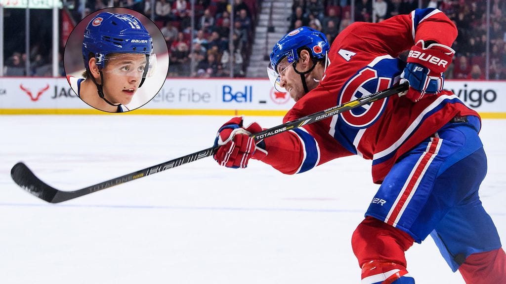 Jesperi Kotkaniemi sai nähdä Shea Weberin lyöntilaukauksen lähietäisyydeltä.