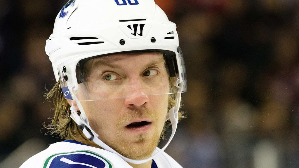 Vancouver Canucksin Markus Granlund pääsi maalien makuun Los Angeles Kingsiä vastaan.