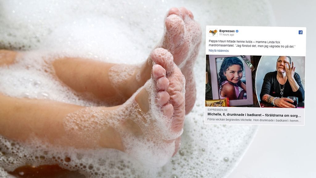 Ruotsalaisperhe menetti ainoan tyttärensä, joka hukkui kylpyyn.
