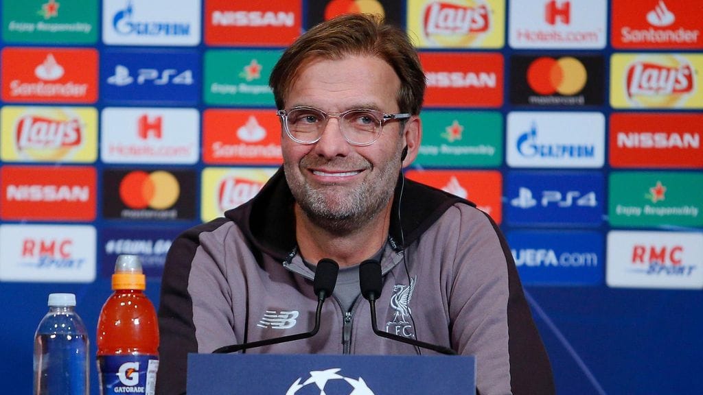 Jurgen Klopp hämmensi toimittajia lehdistötilaisuudessa.