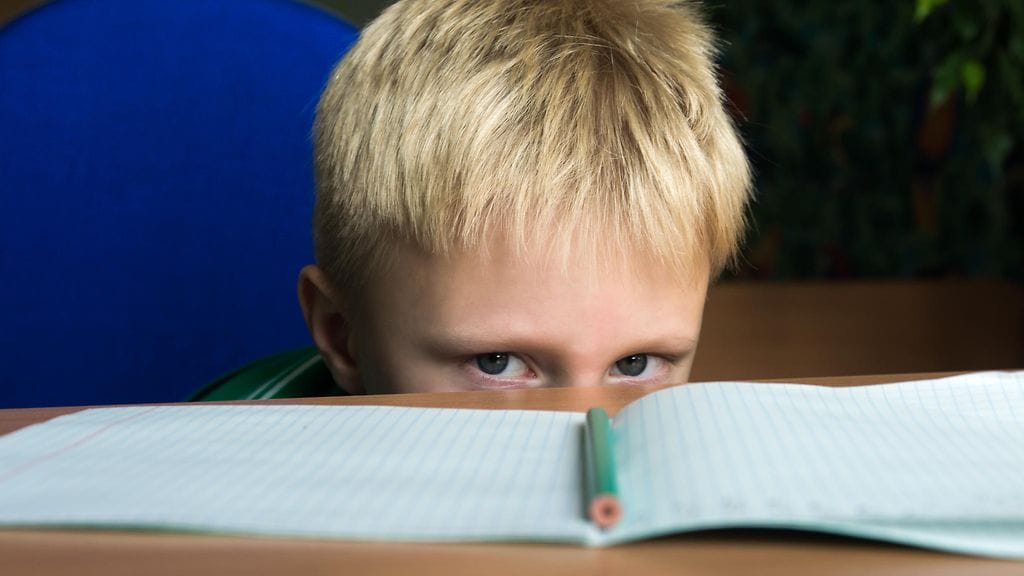 Tutkijat epäilevät, että luokan nuorimpien epäkypsyys saattaa sekoittua opettajien mielessä ADHD:hen. Kuvituskuva.