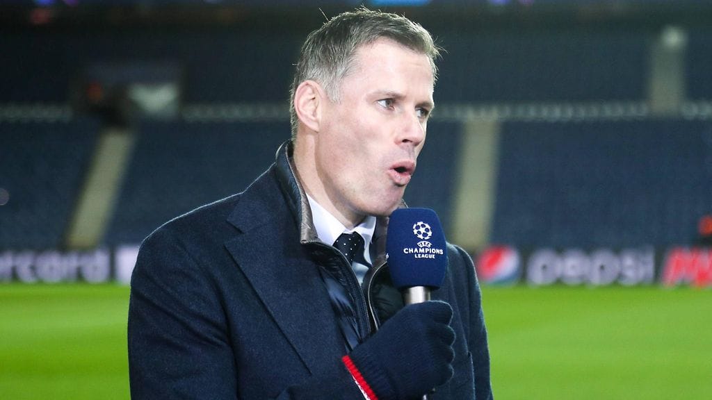 Jamie Carragher latasi kovaa tekstiä PSG:n tähdille.