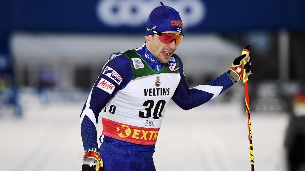 Ristomatti Hakola Rukalla viime viikonloppuna.