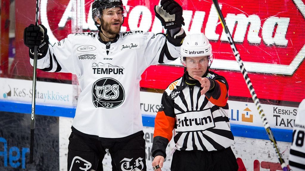 Patrick Bjorkstrand aloitti nopeasti maalinteon Turussa.