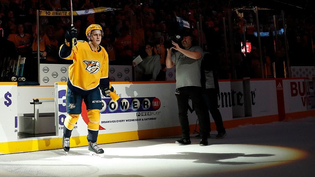 Eeli Tolvanen valittiin ottelun ykköstähdeksi.