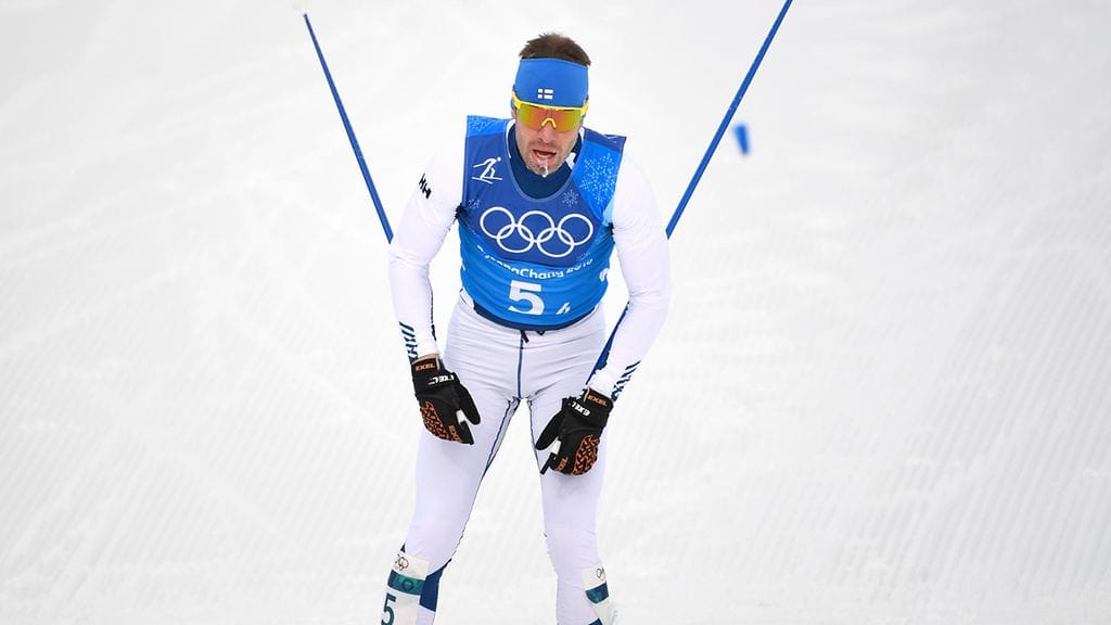 Lari Lehtonen olympialaduilla viime keväänä.