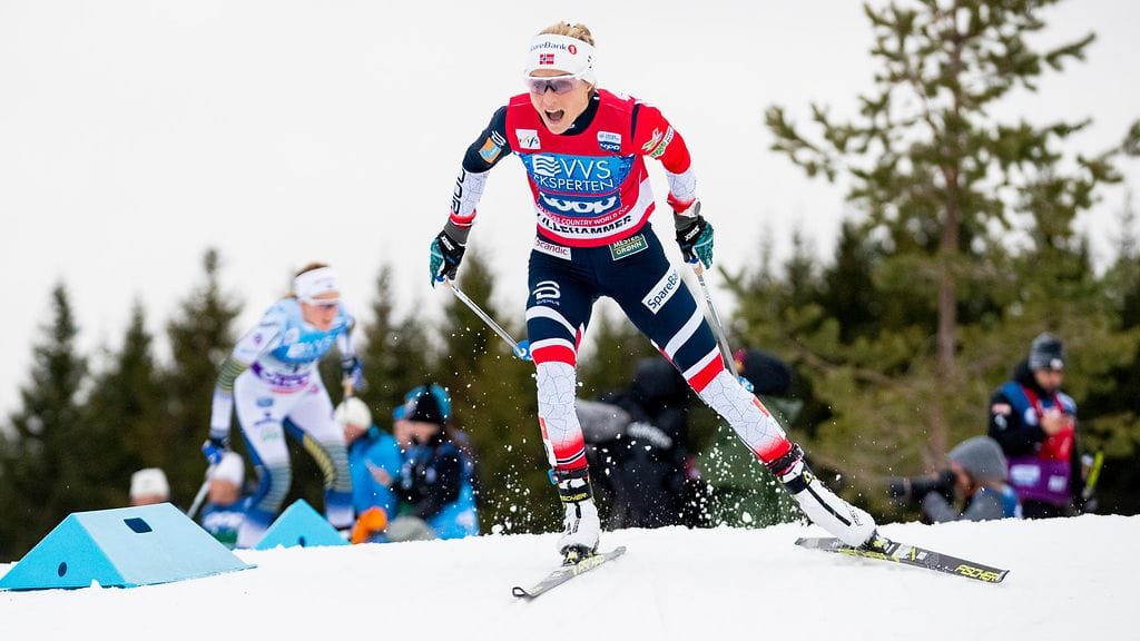 Therese Johaug oli loistava Lillehammerissa.