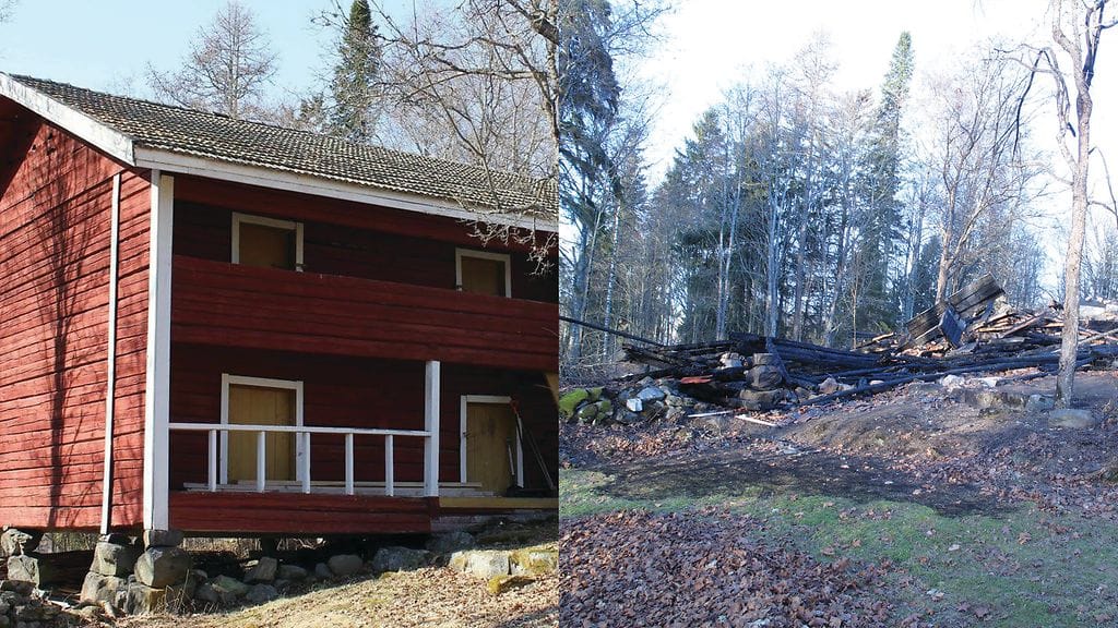 Kirjailija Oiva Paloheimon taiteilijakoti ja museo paloi maan tasalle.